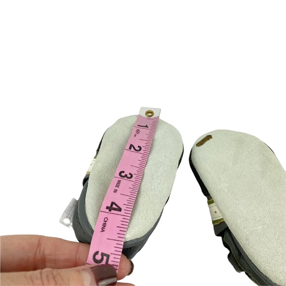 NWOT Mini Star Leather Suede Baby Infant Walker Sneakers Size 0-6 mos - Picture 5 of 5